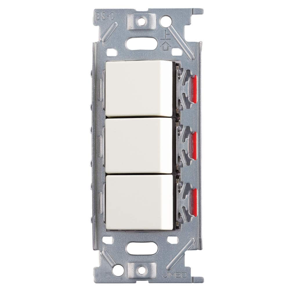 埋込トリプルスイッチ PXP-J-NKW03008型 【スガツネ工業】