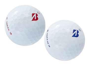 数字だけじゃなく、Bマークも赤or青に！ブリヂストン『TOUR B X RED