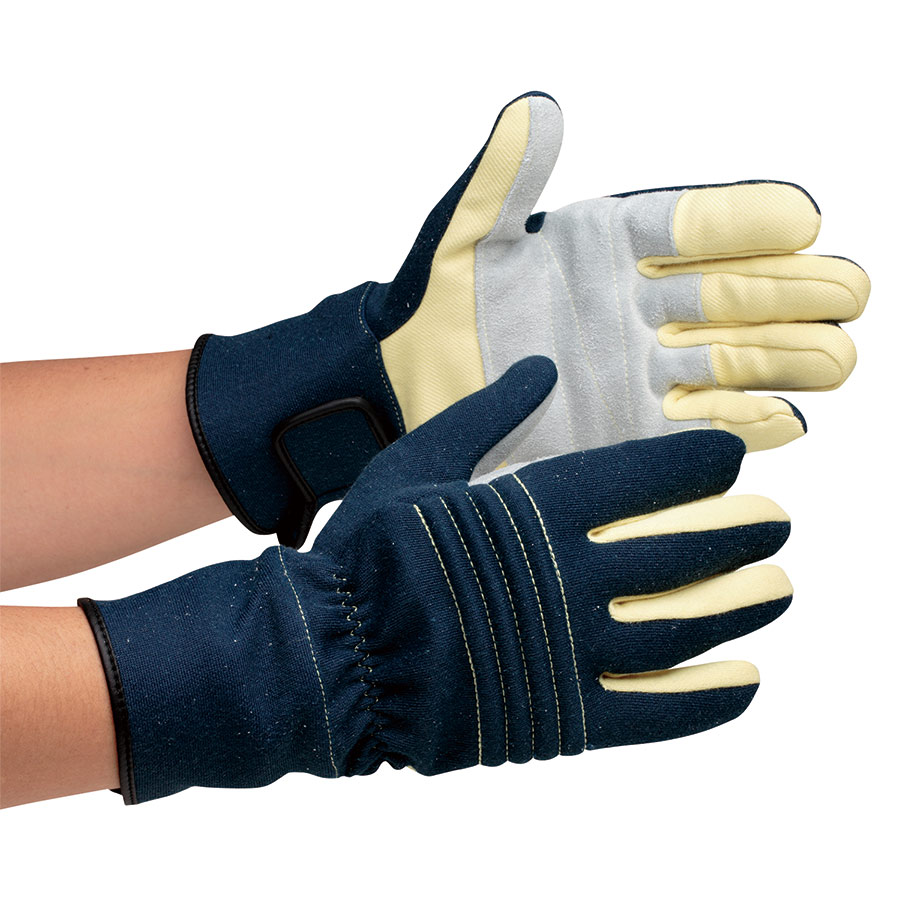 ケブラー（R） 消防用手袋 MK－FM－1 紺 L | 【ミドリ安全