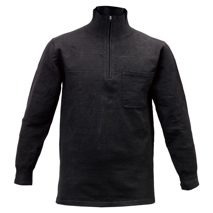 耐切創性シャツ カットガード ジップアップシャツ L | 【ミドリ安全