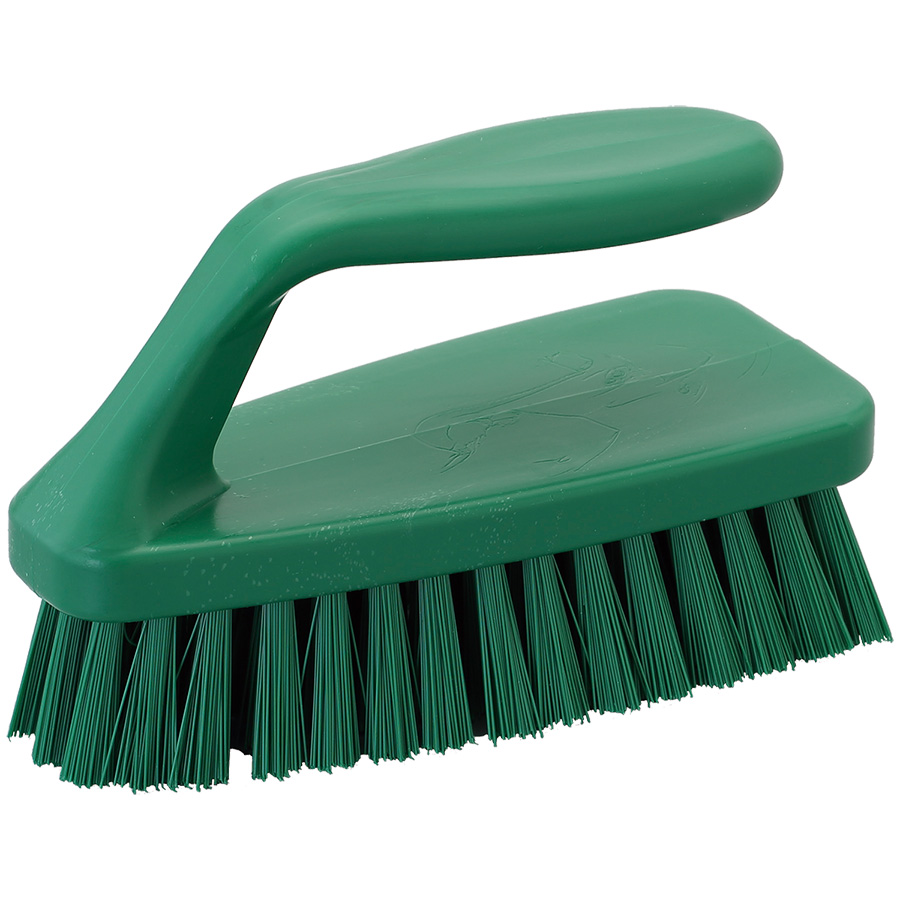 ハンドブラシ アイロンハンドルブラシ グリーン 40024EC09