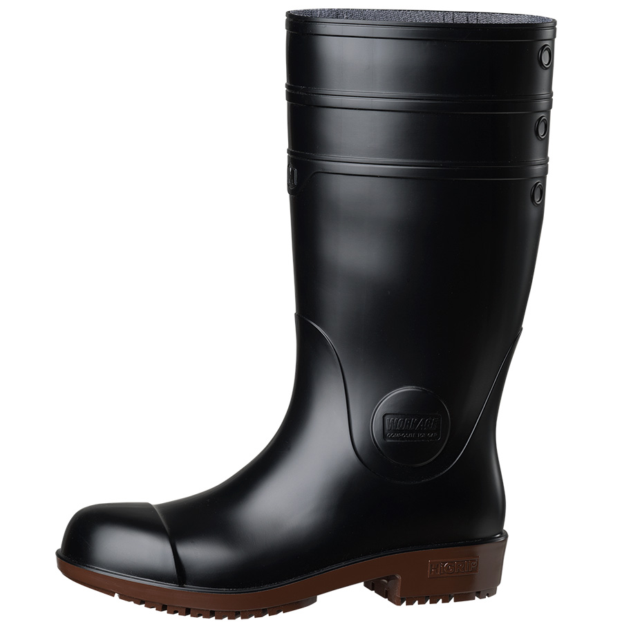 超耐滑安全長靴 NHG1000スーパー ブラック| 安全靴・作業靴