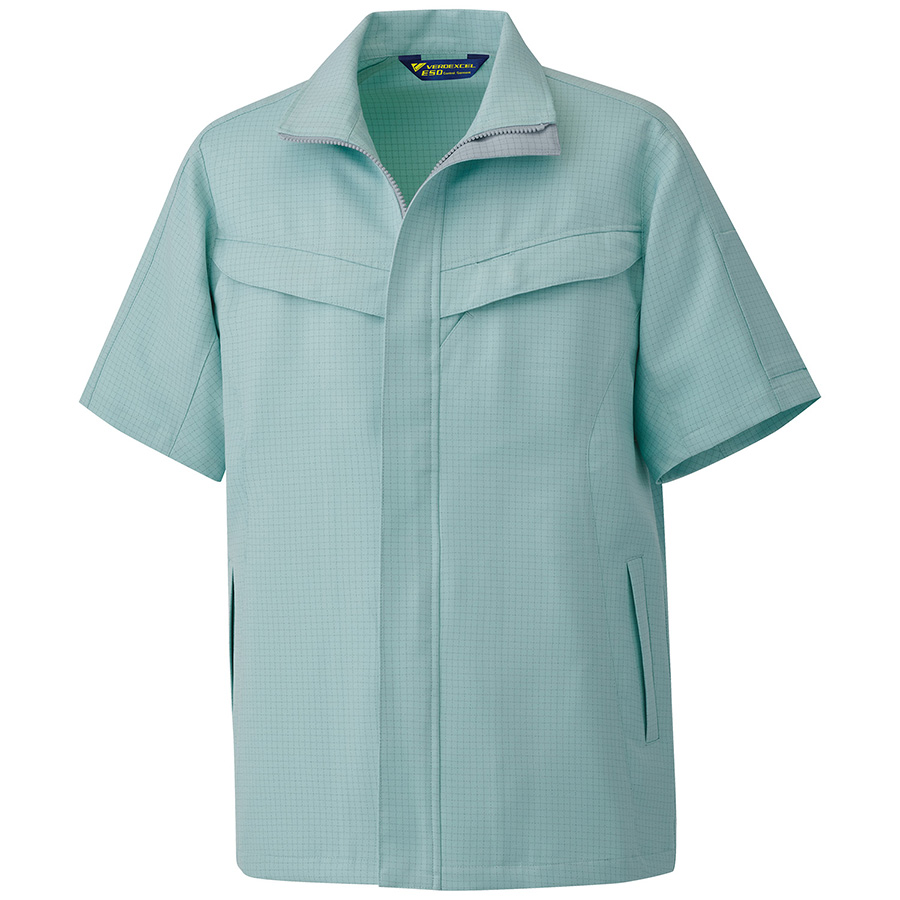 ベルデクセルESD IEC対応 男女共用 半袖ジャケット