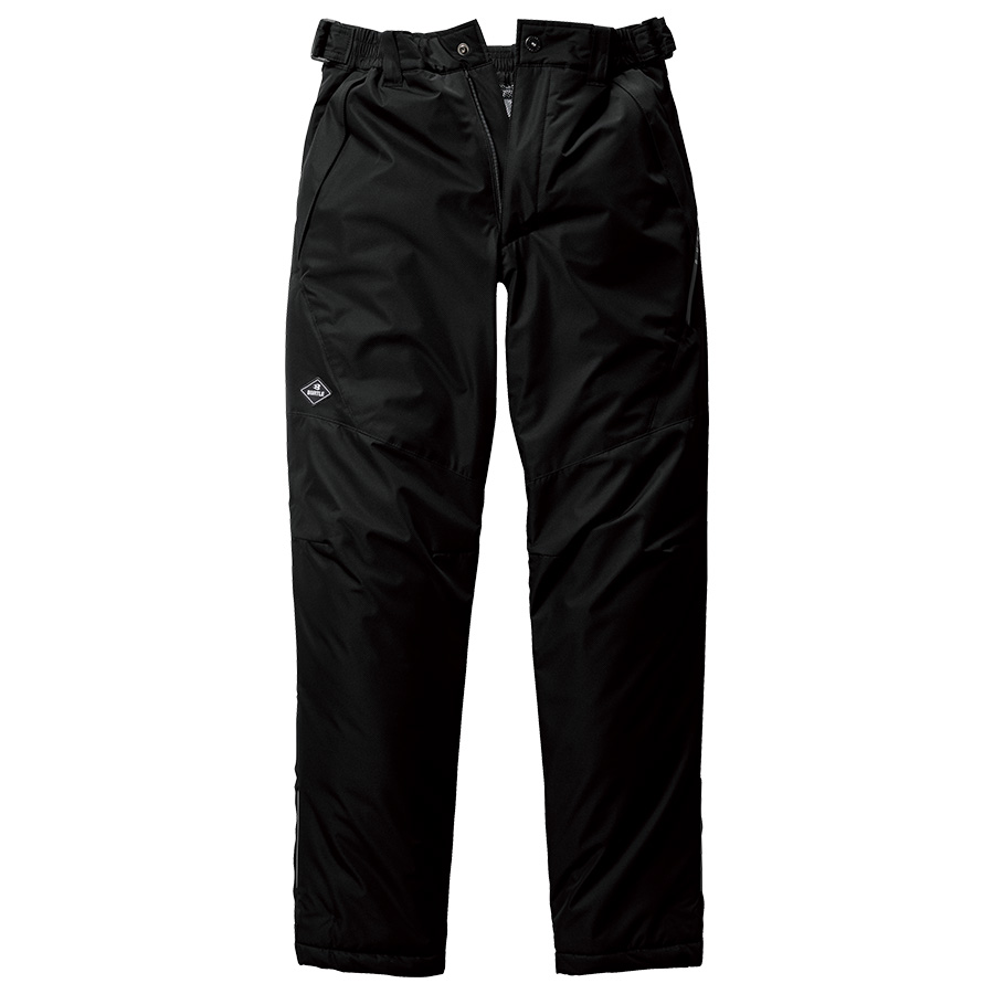 防水防寒パンツ ユニセックス 7622－35 ブラック （XXL