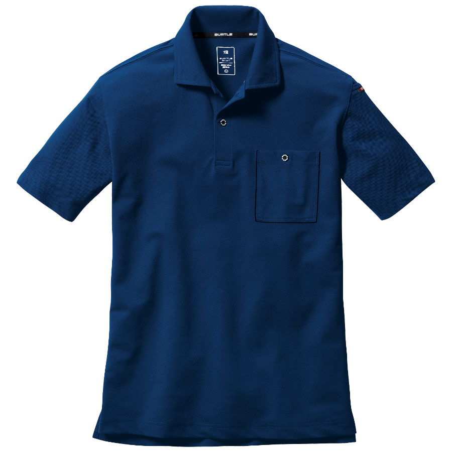 エリートグリップ 無地半袖ポロシャツ ネイビー L 新品 シンプルな