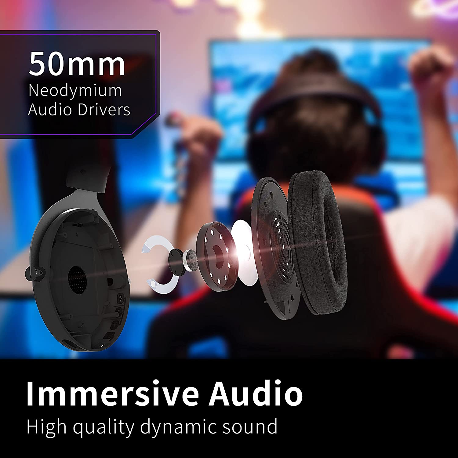 Brook ワイヤレスヘッドセット 2.4 GHz超低遅延 3.5mm有線モード PS5