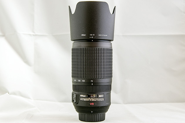 突然ですが、望遠ズームレンズ（AF-S VR Zoom-Nikkor 70-300mm f/4.5