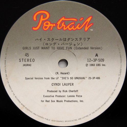 Cyndi Lauper / Girls Just Want To Have Fun (12