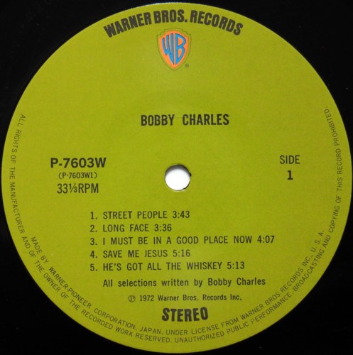 Bobby Charles / Bobby Charles (JP) - DISK-MARKET
