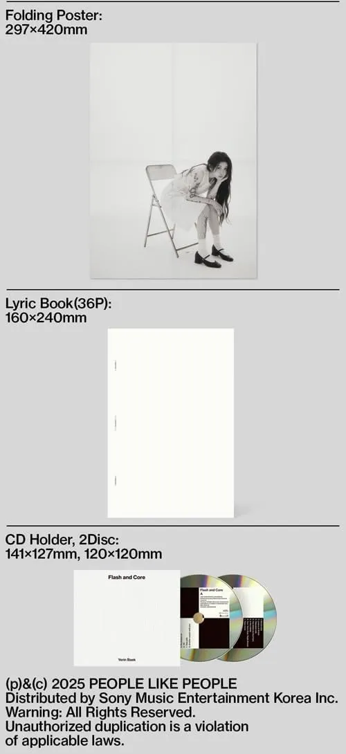 FLASH AND CORE (3RD FULL LENGTH ALBUM) (2CD)/BAEK YERIN/韓国の