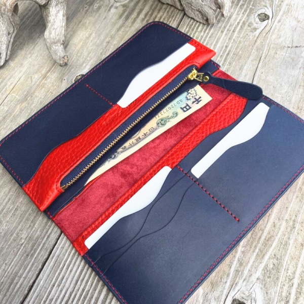 広島ジビエレザー×広島東洋カープ鹿革長財布 1個(長財布): せとうち