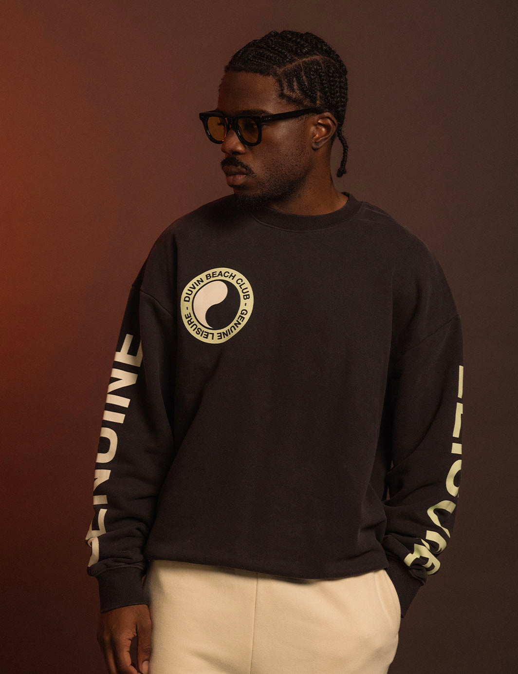 Balance Crew Fleece - Black - Duvin Design Co.