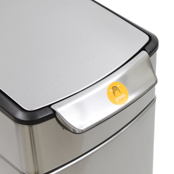 よろずやマルシェ本店 | Simplehuman ゴミ箱 スリム タッチバーカン