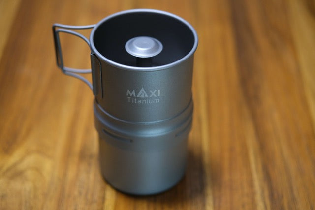 マキシ チタンコーヒーメーカー200ml グレード1チタン | Maxi Titanium