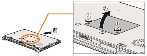 メモリを増設/交換する方法＜dynabook RX73/C、RZ83/Cシリーズ