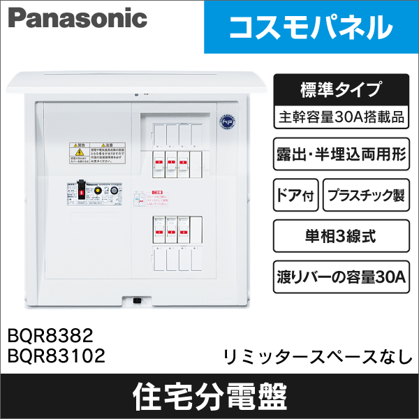 Panasonic】コスモパネルコンパクト21 露出・半埋込両用形 標準タイプ