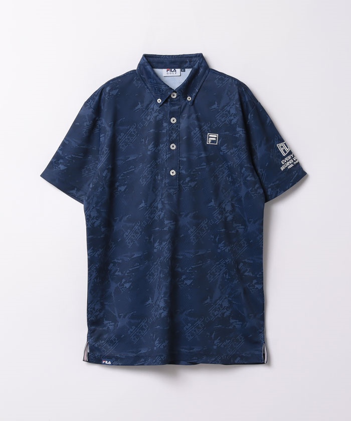 46428フィラゴルフポロシャツ青M