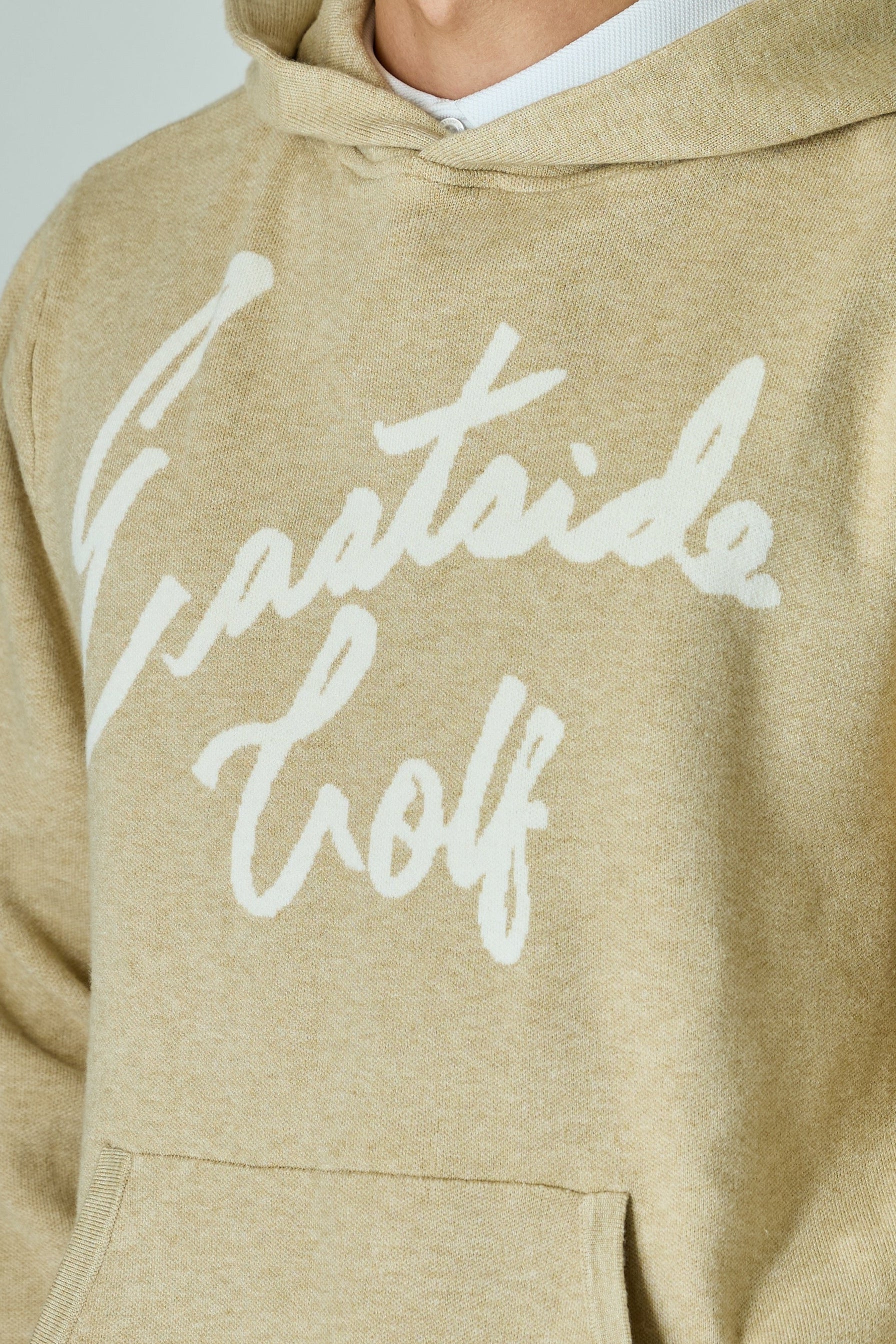 Merino Wool Sweater Hoodie / メリノウールセーターパーカー