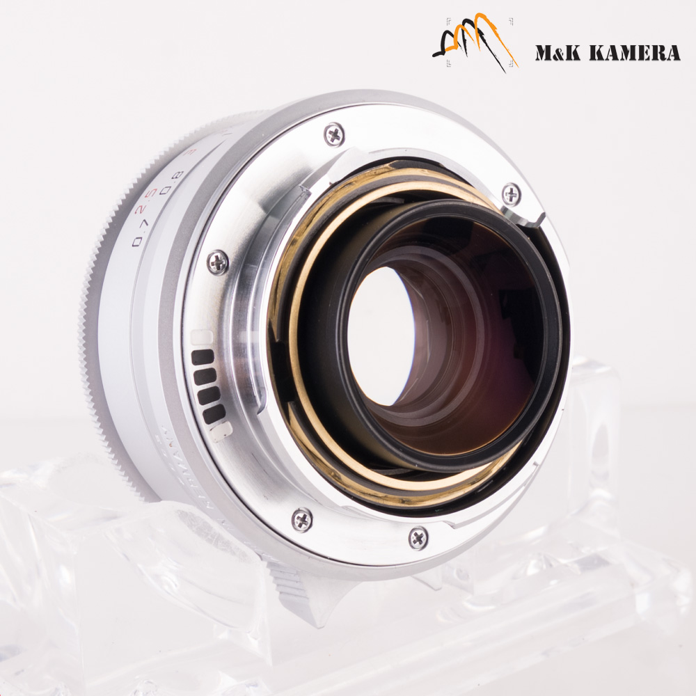 Leica Summicron-M 35mm/F2.0 E39 ASPH LHSA 1968-2003 Silver Lens Yr