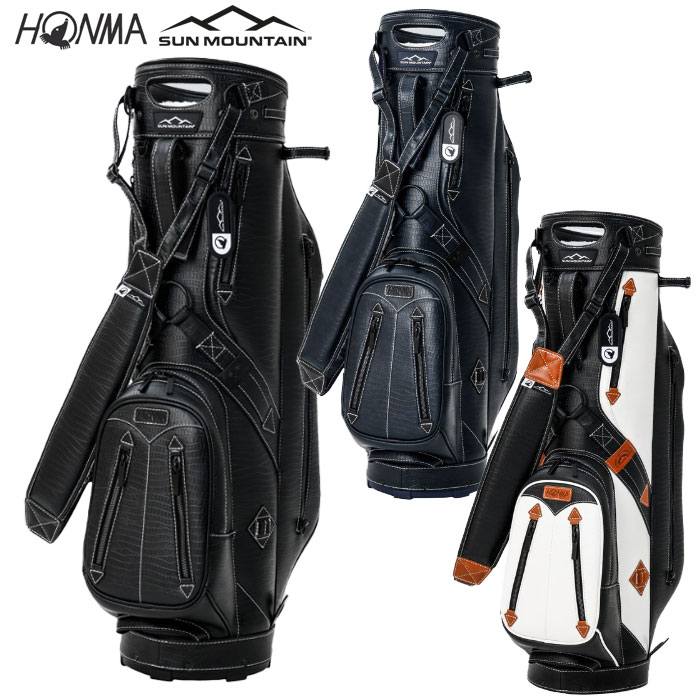 本間ゴルフ キャディバッグ 9型 HONMA x SUN MOUNTAIN クロコカート