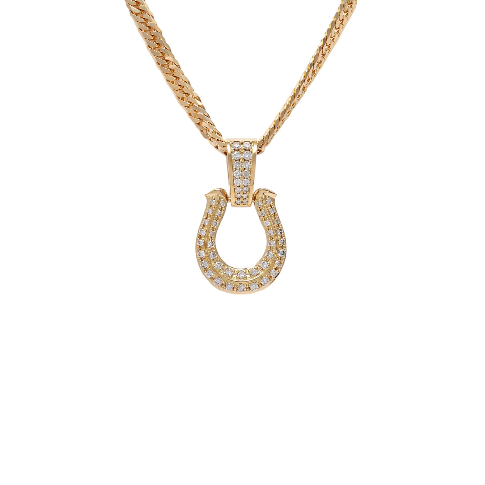 K18イエローゴールド ダイヤモンド ネックレス J385839 | ユキザキ