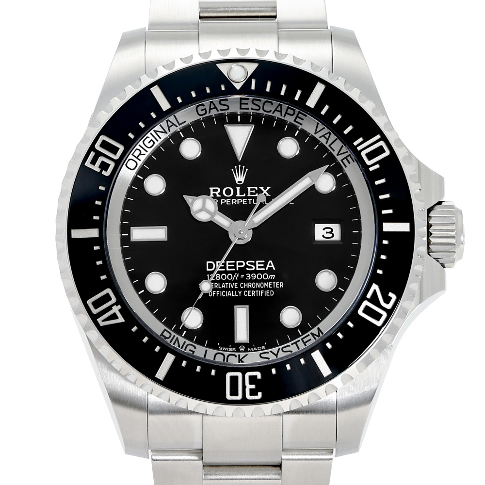 新品] ロレックス ディープシー 136660.BKブラック/ドット オイスター