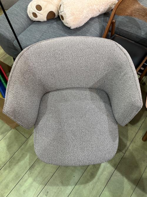 arflex (アルフレックス) 回転ラウンジチェア グレー 1人掛け