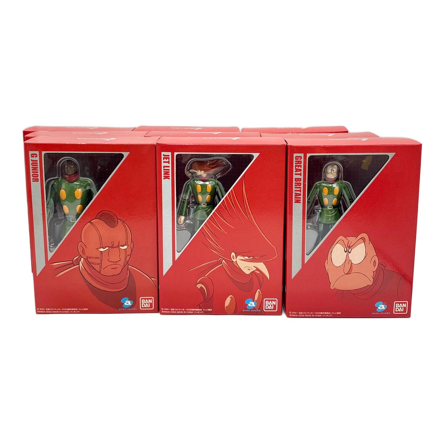 サイボーグ009 フィギュア 限定DVDシリーズ特典 9体セット｜トレファク