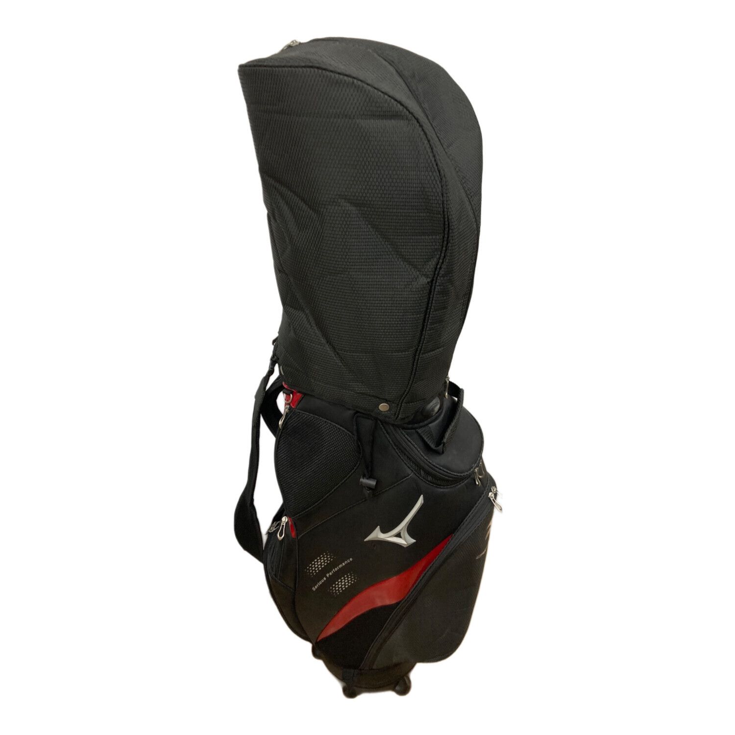 MIZUNO (ミズノ) キャディバッグ ブラック×レッド｜トレファクONLINE