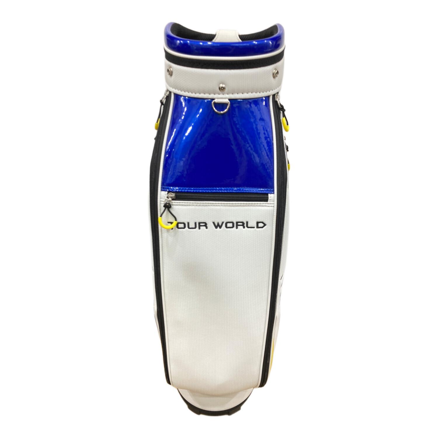 HONMA (ホンマ) キャディバッグ ホワイト×イエロー TOUR WORLD