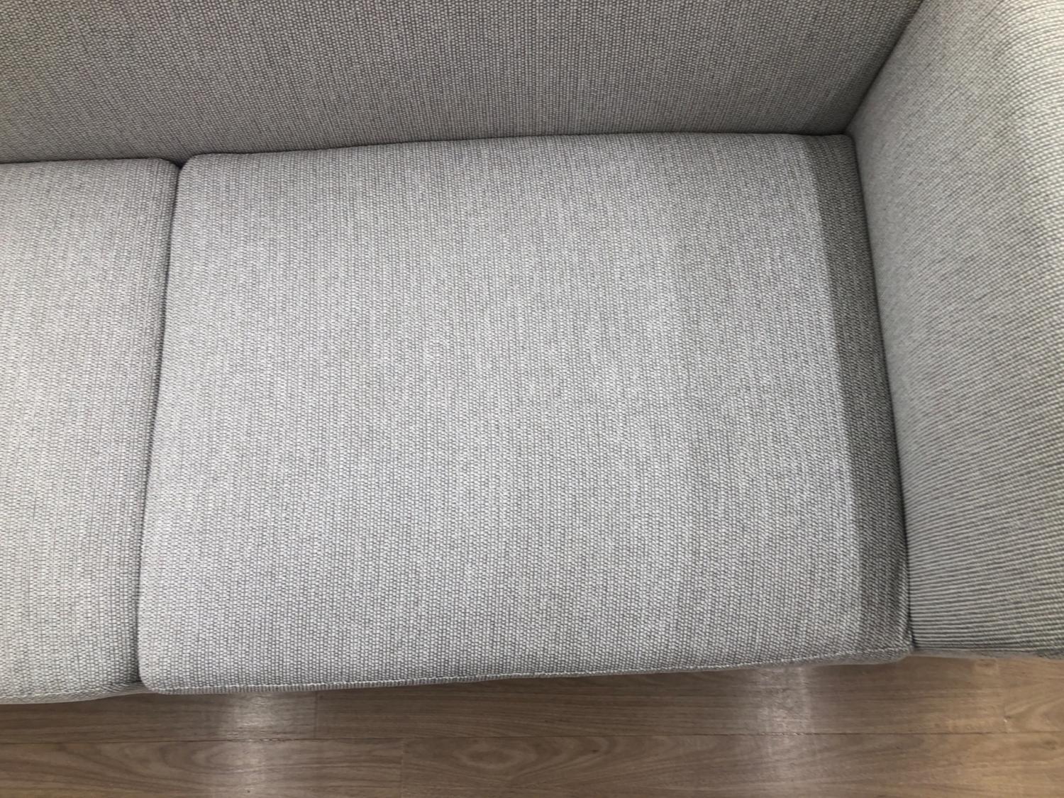 FUJIEI (藤栄) サイドソファ ライトグレー 3人掛け DANKE One ArmSofa