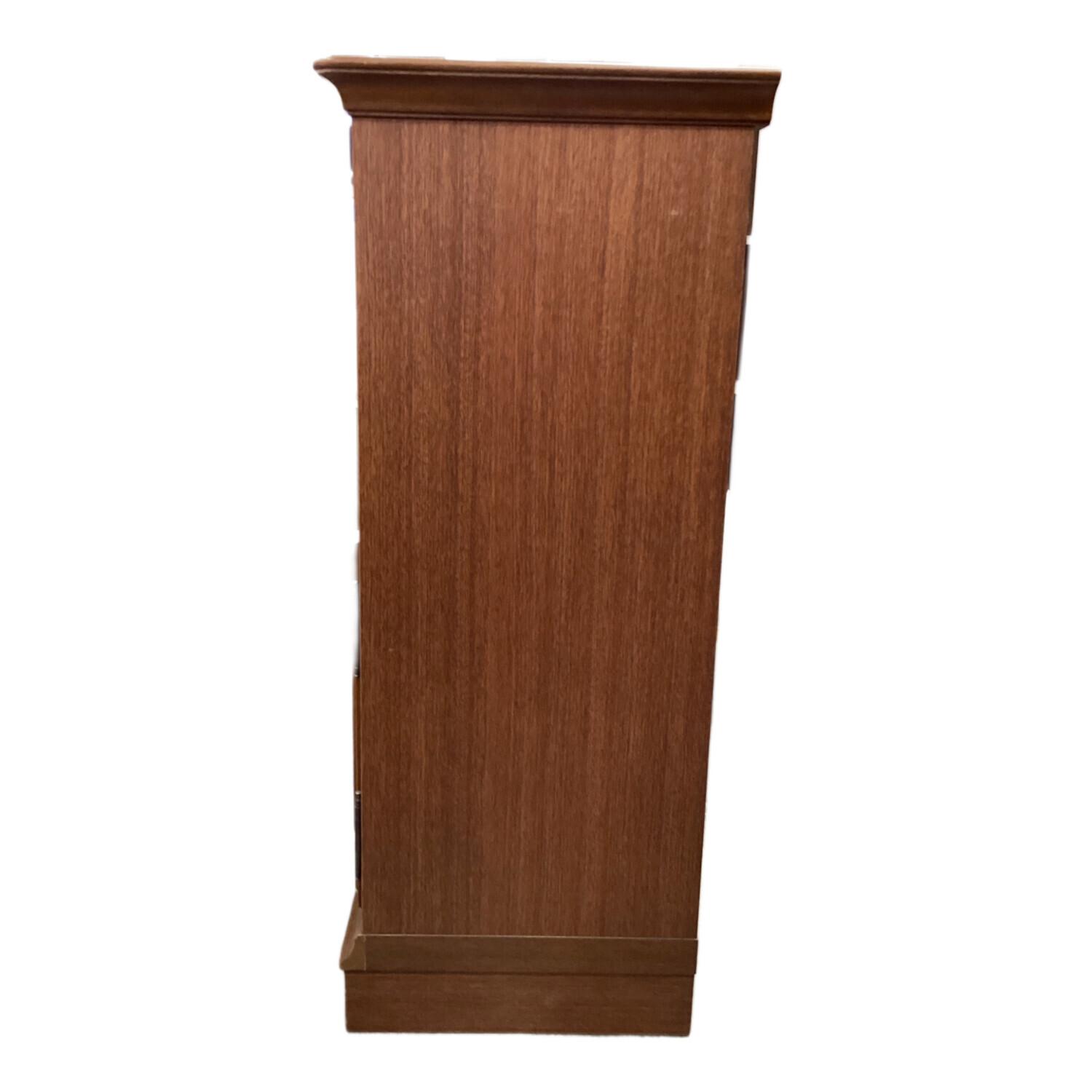 MARUNI (マルニ) 電話台 ブラウン 206 2枚扉 引き出し付 地中海