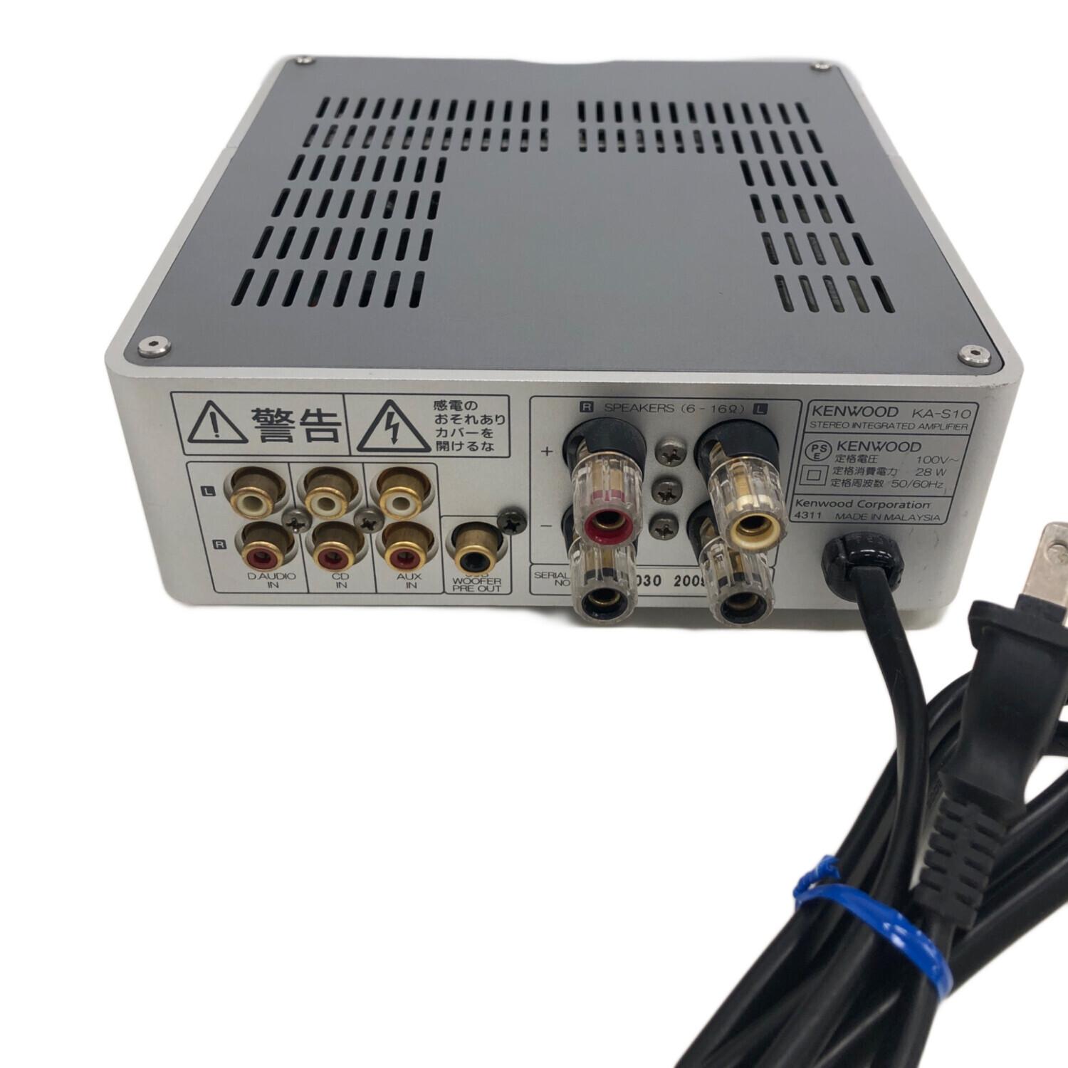 KENWOOD (ケンウッド) アンプ KA-S10 通電確認のみ｜トレファクONLINE