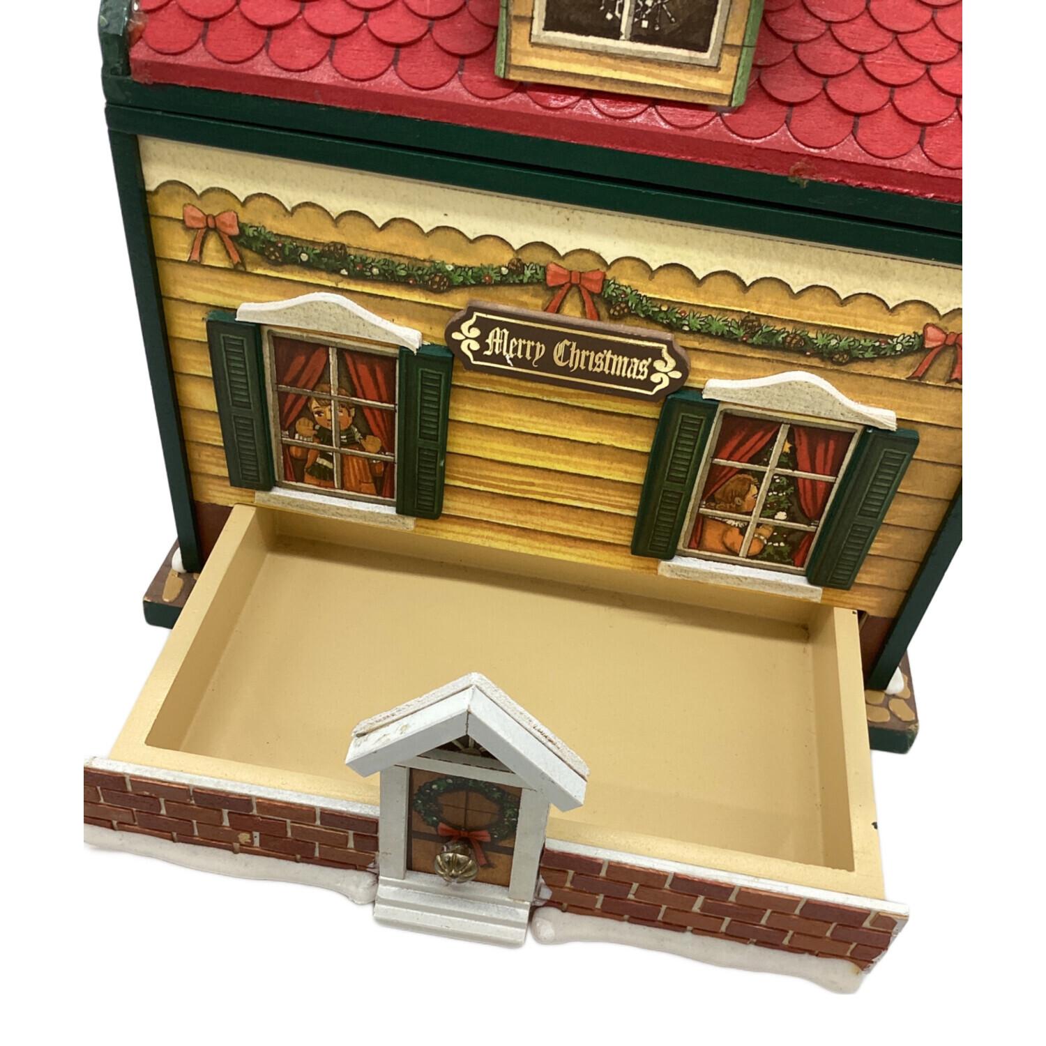 MUSICAL WOODEN HOUSE オルゴール 曲名：サンタが街にやってくる