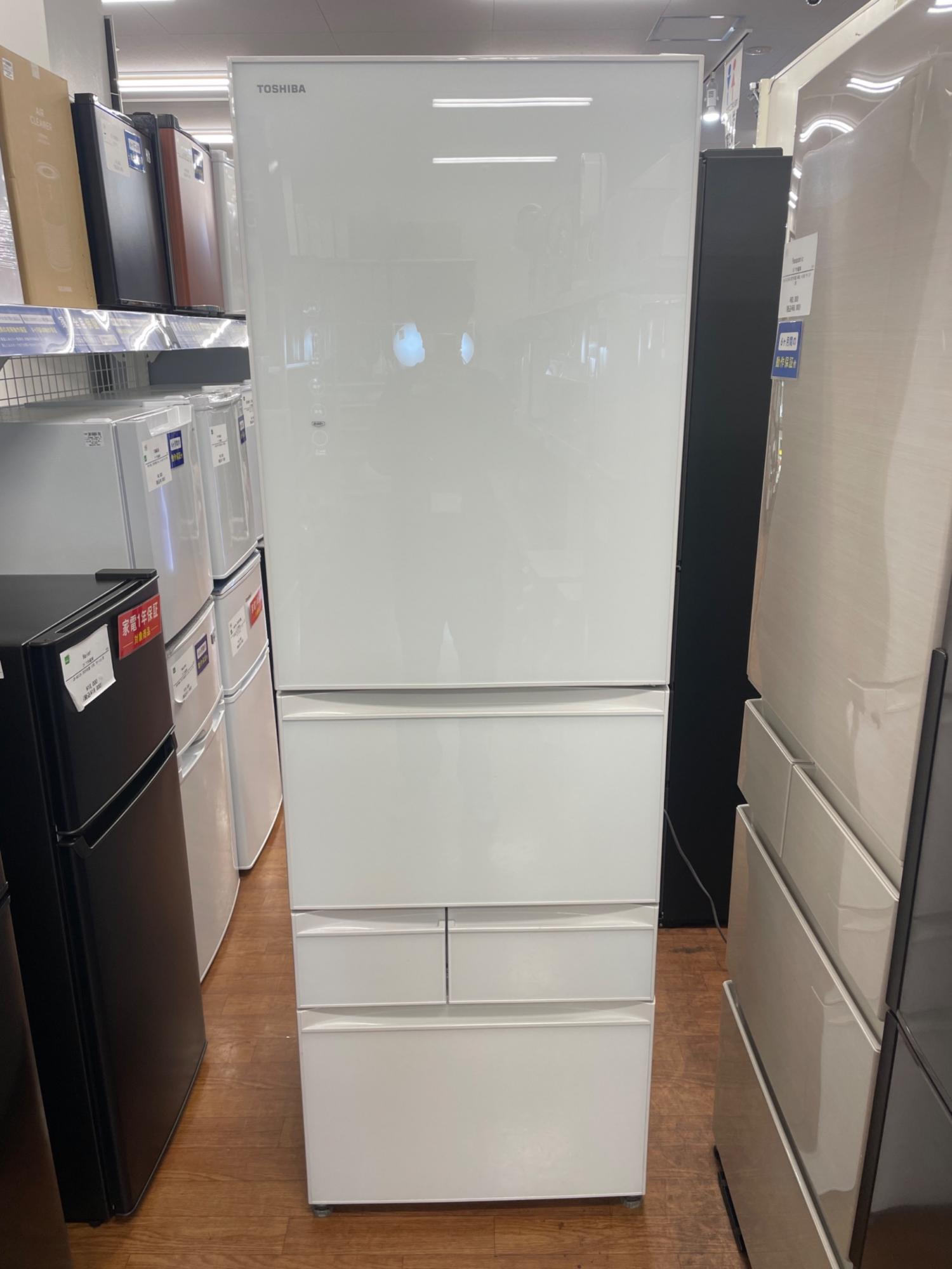 TOSHIBA (トウシバ) 5ドア冷蔵庫 GR-U41GXH(EW) 2022年製 411L