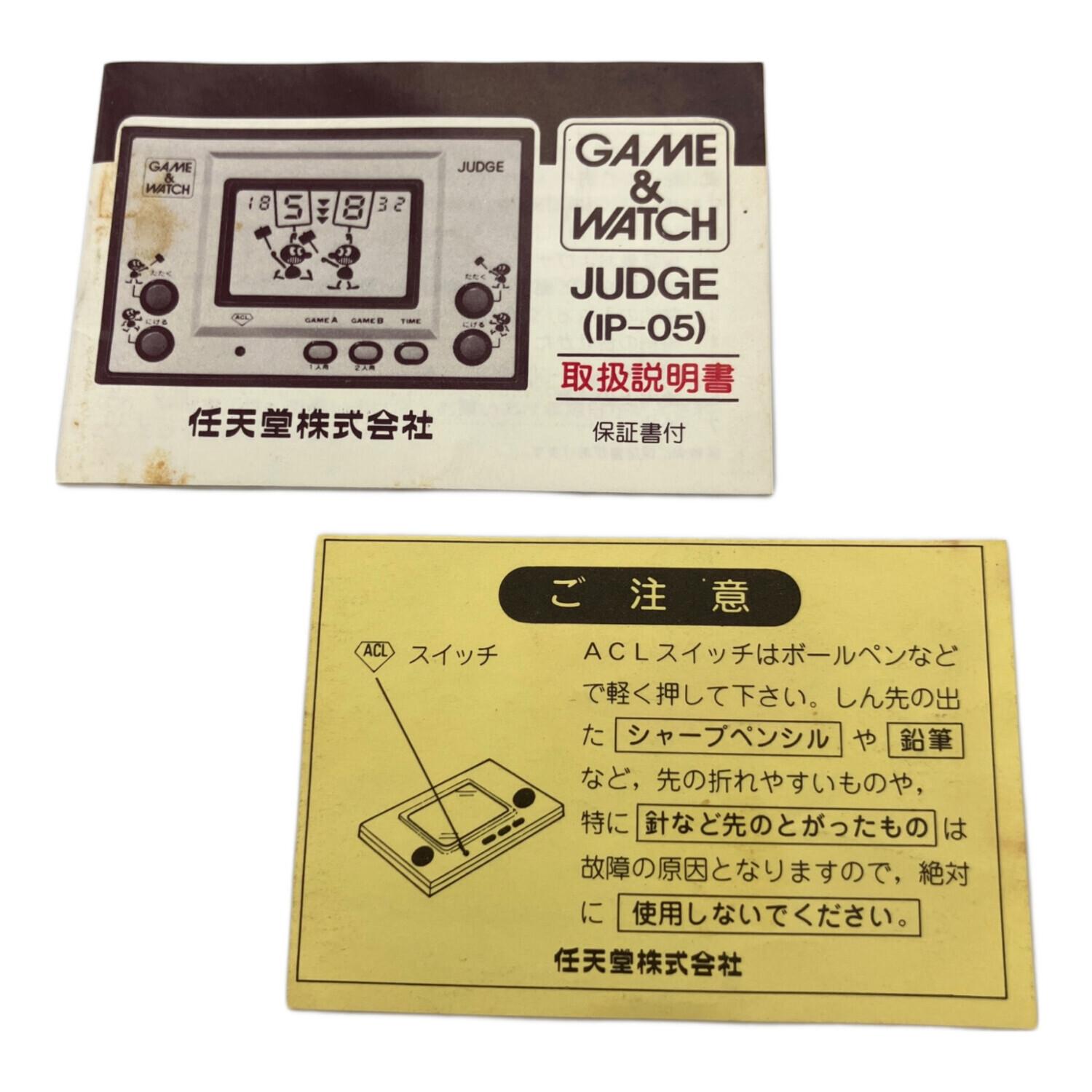 Nintendo (ニンテンドー) 【ジャンク】 ゲーム＆ウォッチ JUDGE IP-05