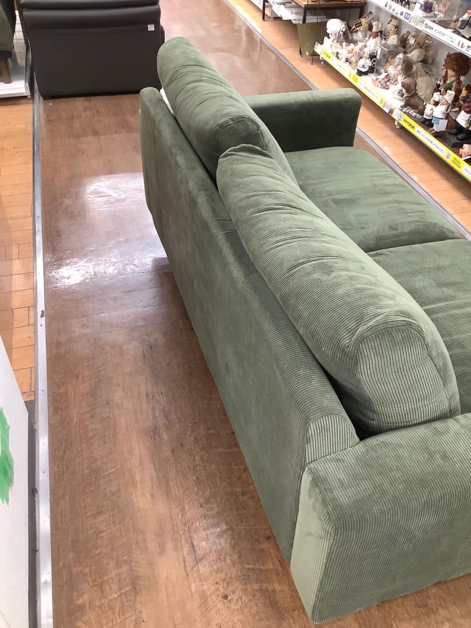 ニトリ 2.5人掛けソファー 314 グレー×ナチュラル アウロス