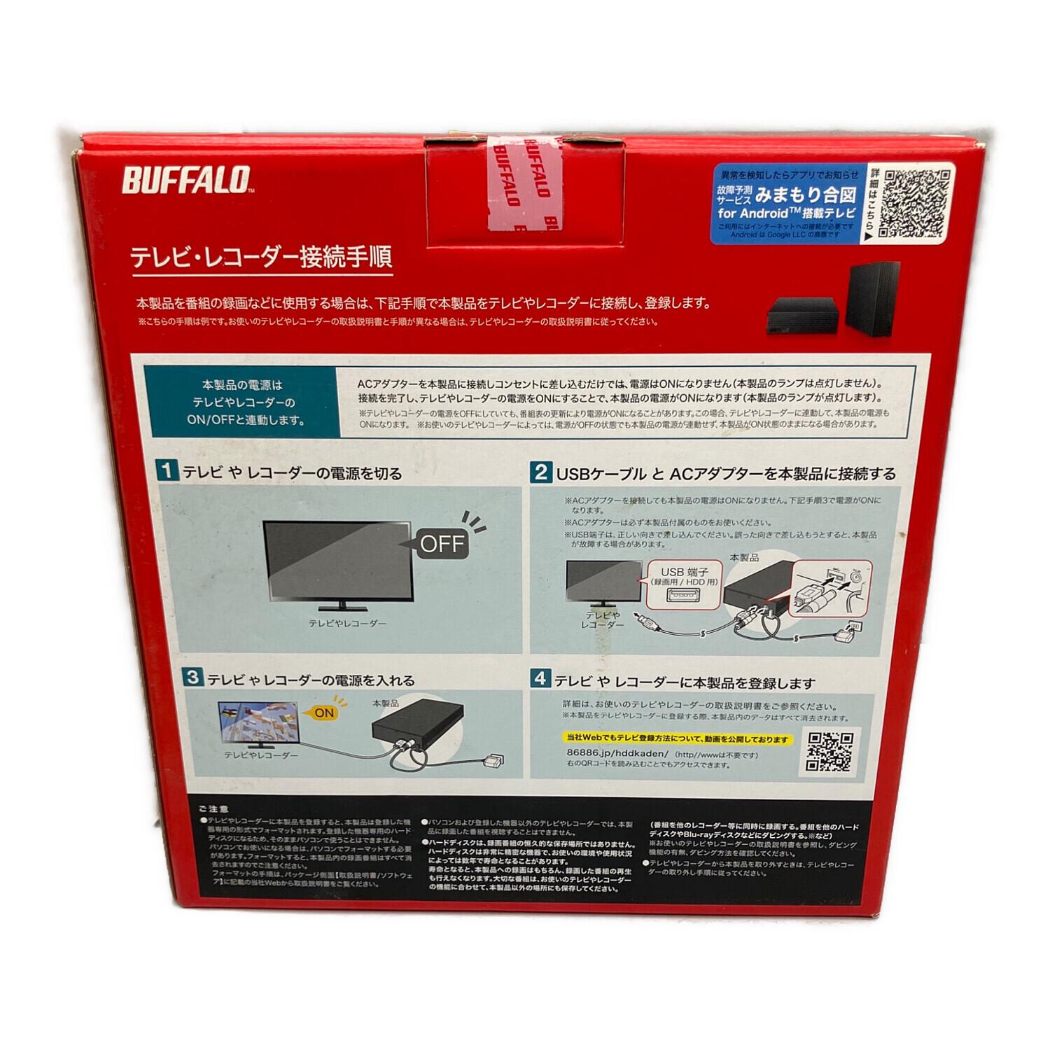 BUFFALO (バッファロー) 外付けHDD HD-EDS4U3-BE 4TB｜トレファクONLINE