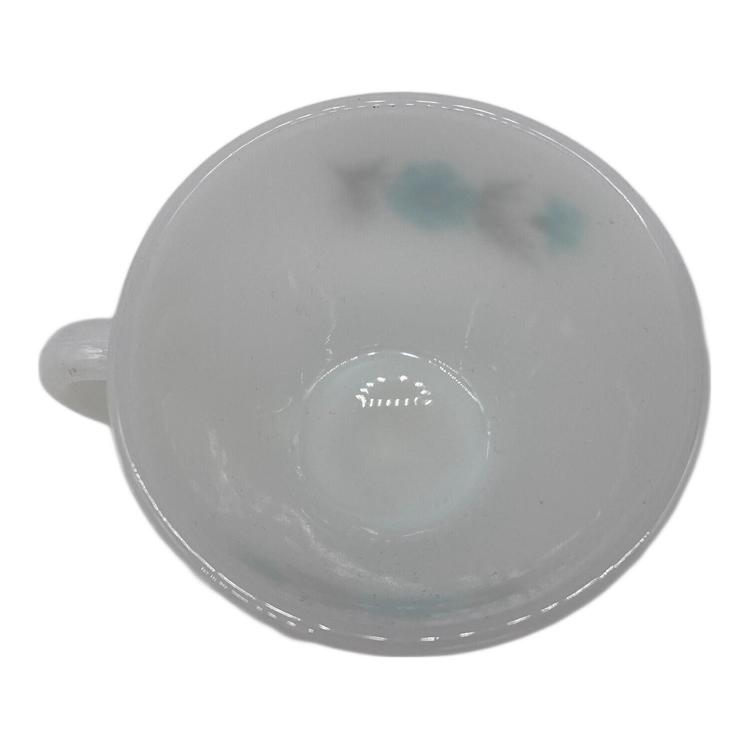 Fire King (ファイヤーキング) カップ&ソーサー USED ボニーブルー