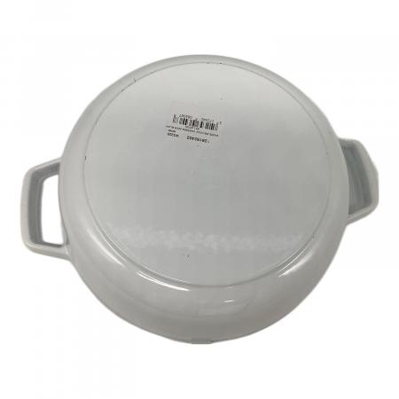 Staub (ストウブ) ブレイザー・ソテーパン SIZE 24cm ホワイト