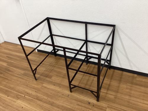 UNICO (ウニコ) デスク LUMBER-mini ブラウン×ブラック 廃盤