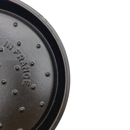 Staub (ストウブ) 両手鍋 24cm ブラック ピコ ココット ラウンド