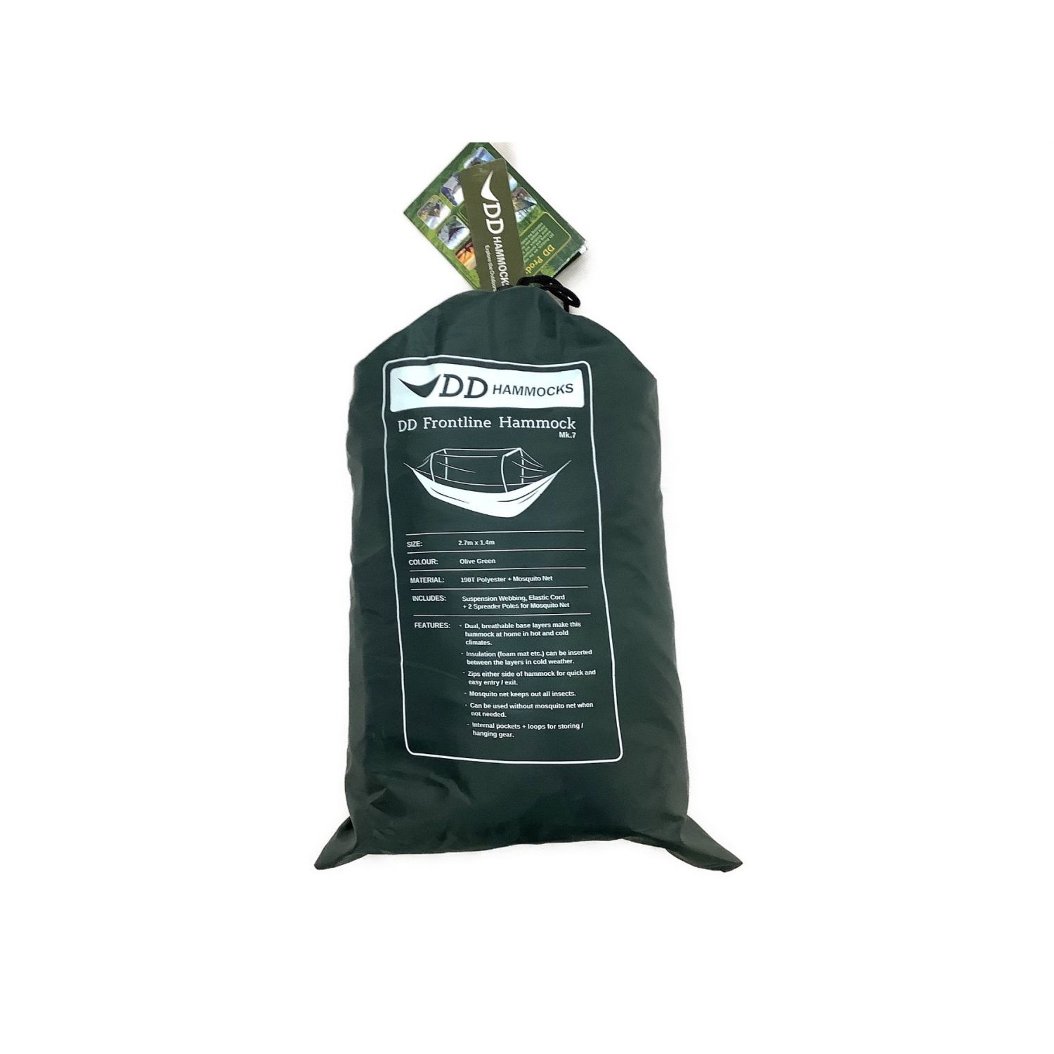 DD HANMOCKS DDハンモック フロントラインハンモックMk.7 オリーブ