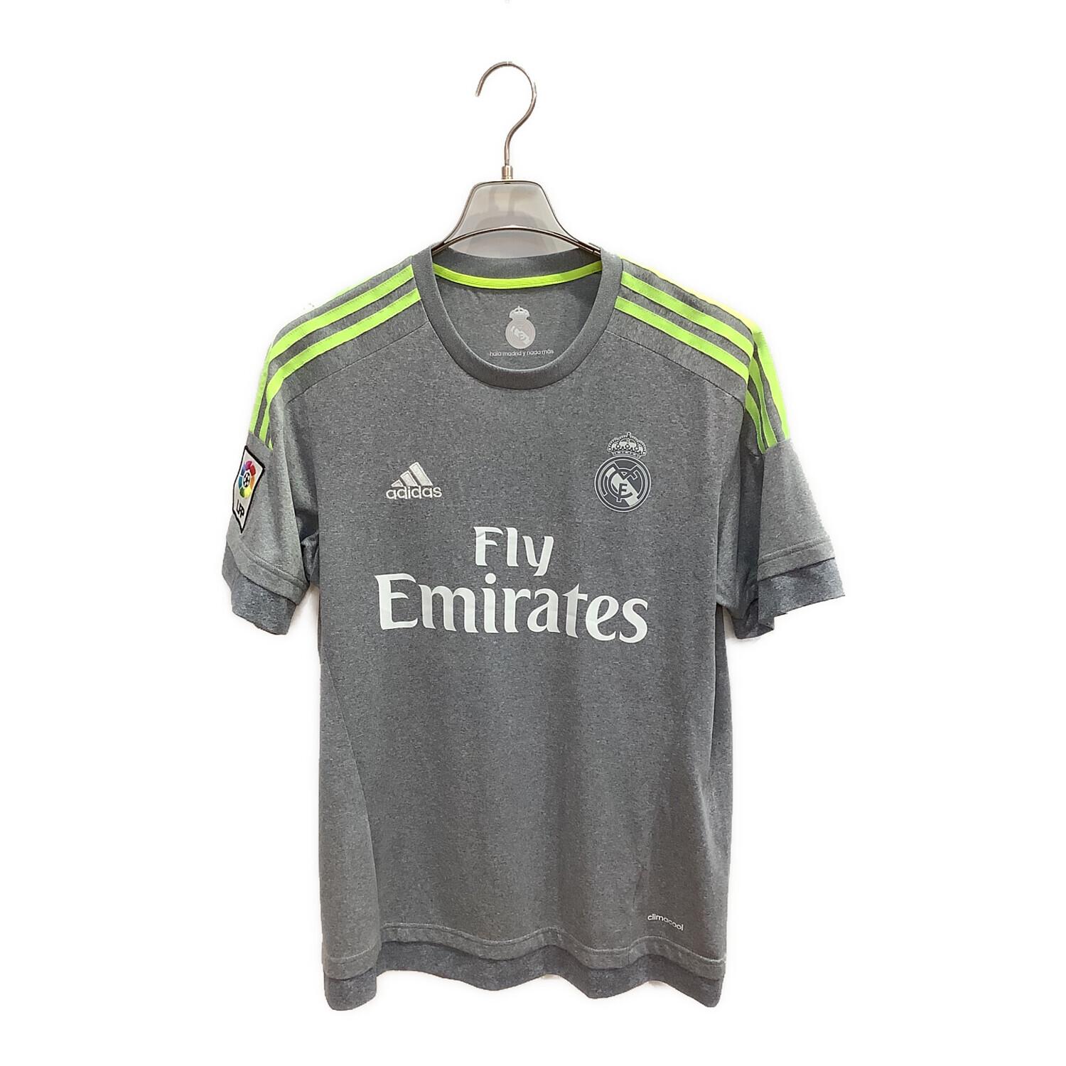 レアル・マドリード サッカーユニフォーム メンズ SIZE O グレーx