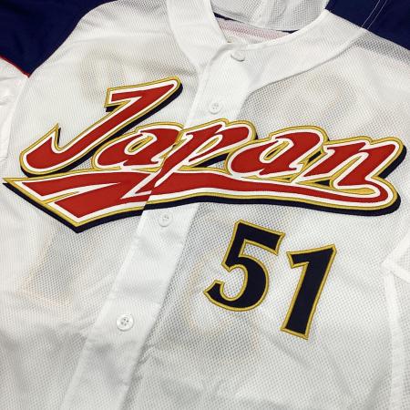 侍ジャパン (サムライジャパン) 応援グッズ SIZE O ホワイト×ネイビー