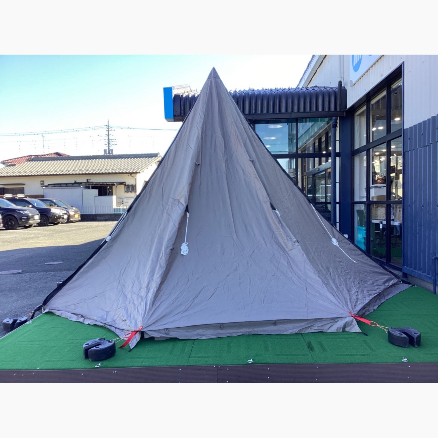 DOD (ディーオーディー) モノポールテント カーキグレー T6-662-GY