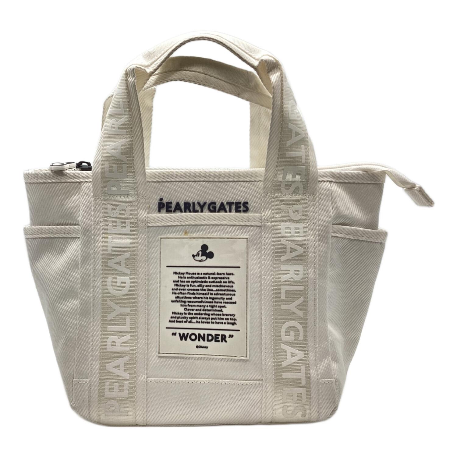 PEARLY GATES (パーリーゲイツ) ゴルフバッグ ホワイト Disney カート