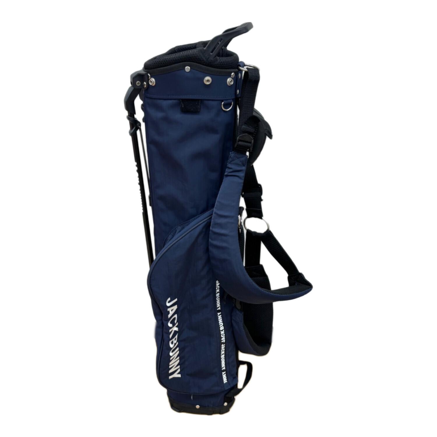 JACK BUNNY (ジャックバニー) キャディバッグ ネイビー 7型/スタンド式
