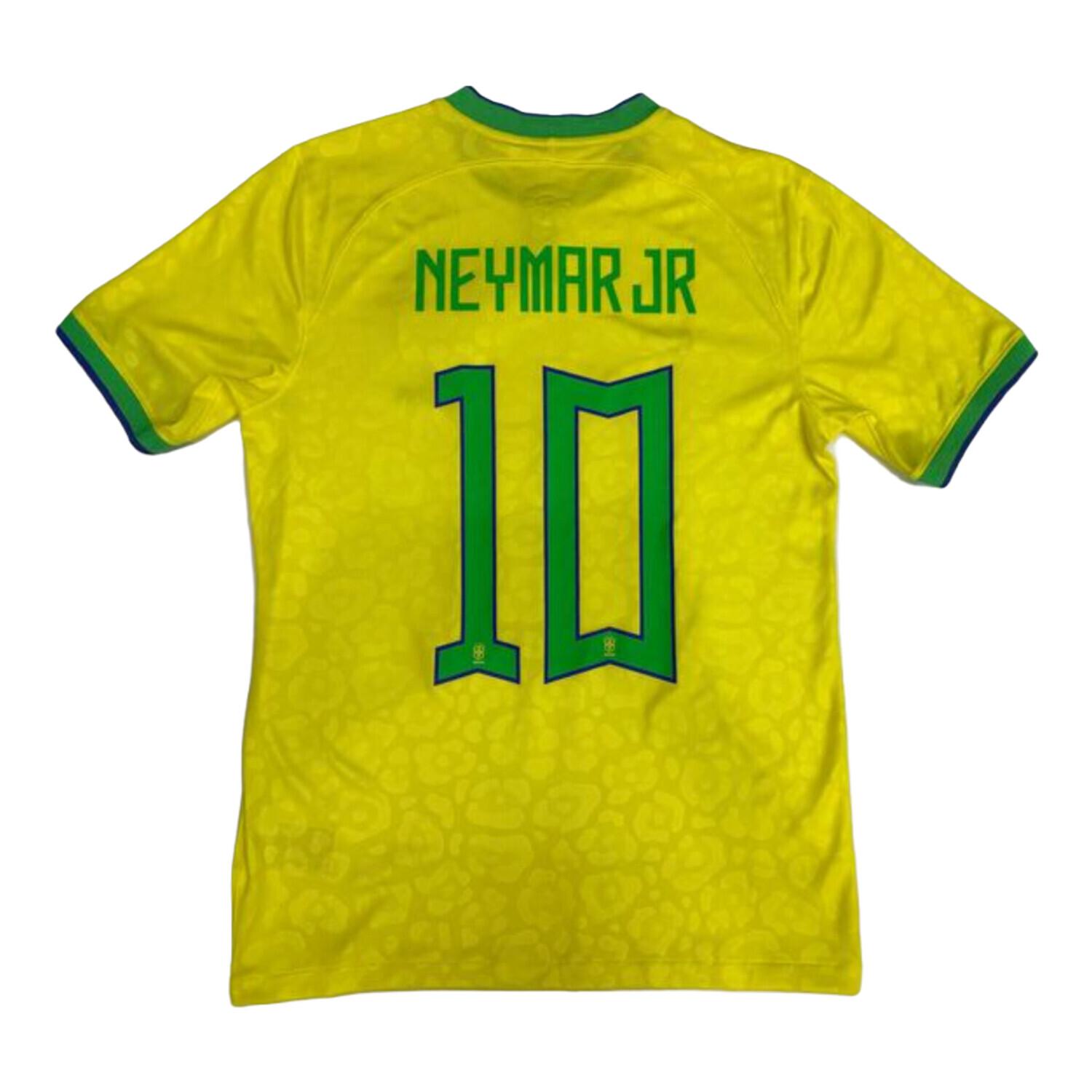ブラジル代表 サッカーユニフォーム SIZE S イエローx黄緑 ネイマール