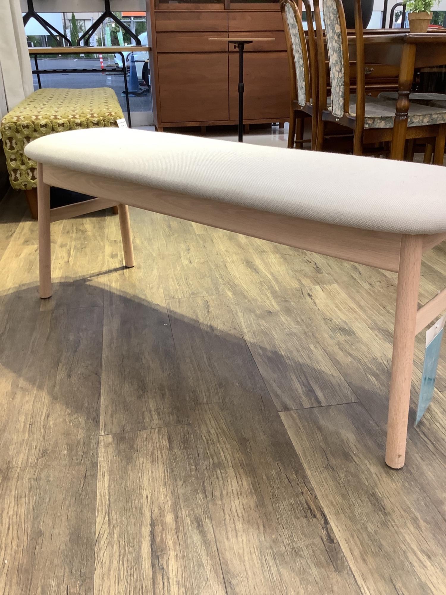 ACTUS (アクタス) ベンチ アイボリー×ライトグレー オーク材 SOUP